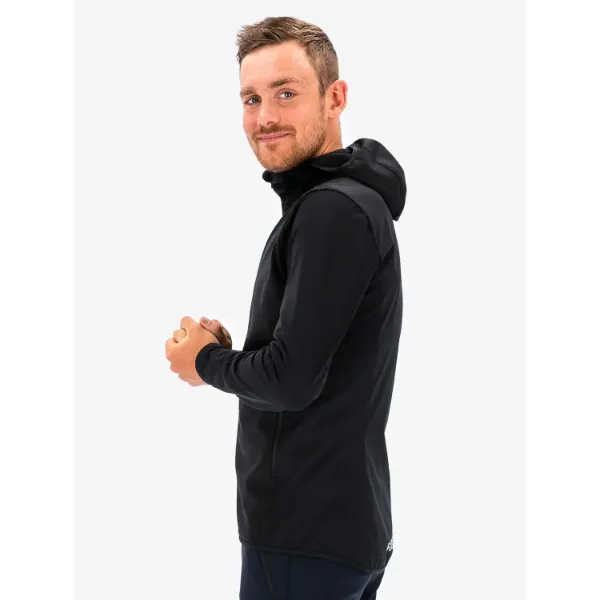 Fusion Sort Softshell Mænds Jakke - Holdbar, vind- og vandafvisende jakke til udendørs eventyr.