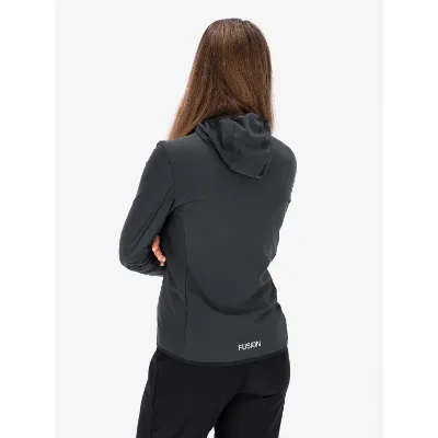 Stilfuld og funktionel Women's Recharge Hoodie med lynlås, opkradset fleece og unik isoleringsevne. Perfekt til aktive kvinder, der søger komfort og stil i farven Grey