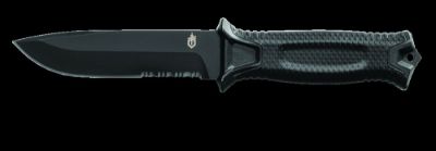 Gerber Strongarm Fixed, Serrated, Black