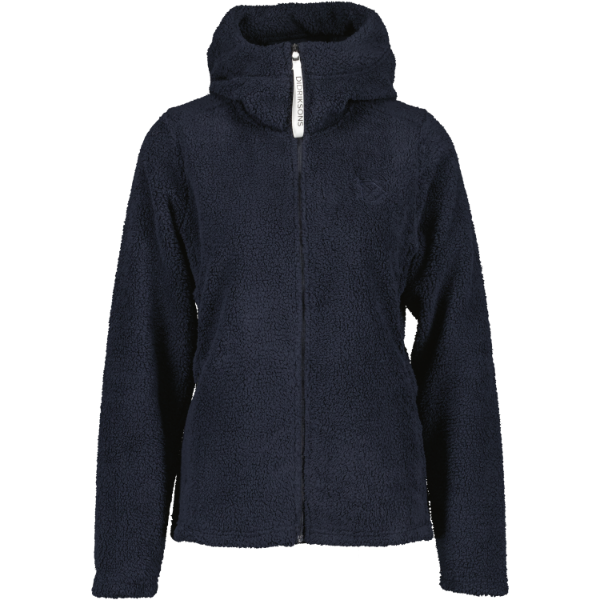 Didriksons Anniken Women Full Zip Fleece - Dark Night Blue