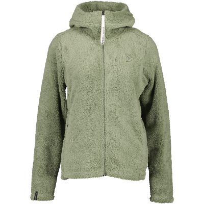 Didriksons Anniken Women Full Zip Fleece - Light Moss