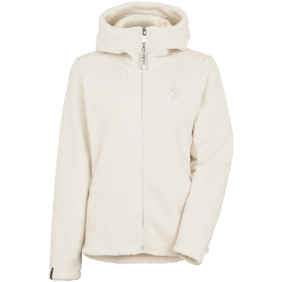 Didriksons Anniken Women Full Zip Fleece - Shell White