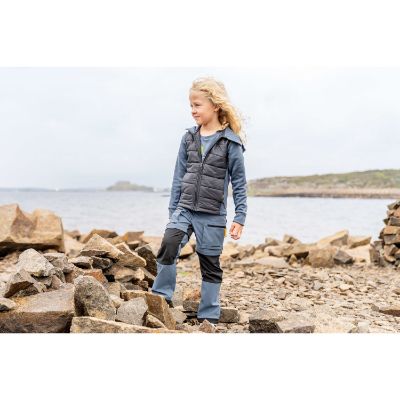 Didriksons Kapris Kids FullZip Jacket 2 - Coal Black