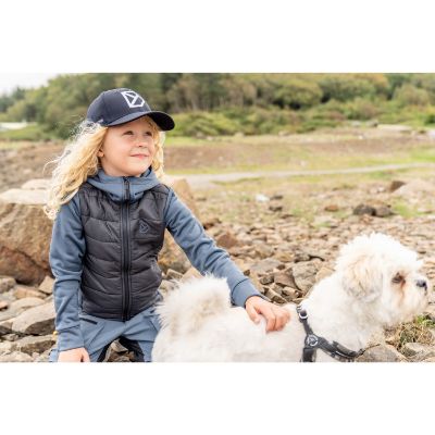 Didriksons Kapris Kids FullZip Jacket 2 - Coal Black