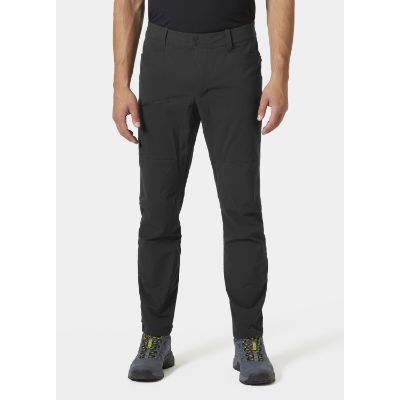 Helly Hansens Men’s Vika Tur Pants 2.0. Med ergonomisk formede knæ og et indstikket skridt tilbyder disse bukser en enestående bevægelsesfrihed og komfort. Praktiske håndlommer og en lynlåslomme på låret.