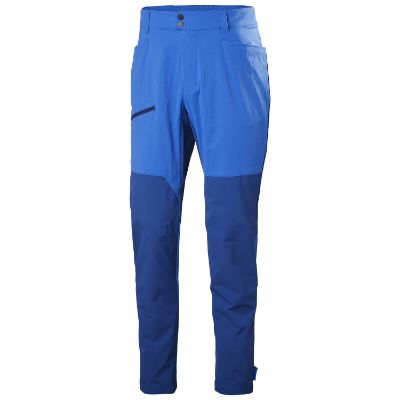 Helly Hansens Men’s Vika Tur Pants 2.0. Med ergonomisk formede knæ og et indstikket skridt tilbyder disse bukser en enestående bevægelsesfrihed og komfort. Praktiske håndlommer og en lynlåslomme på låret.