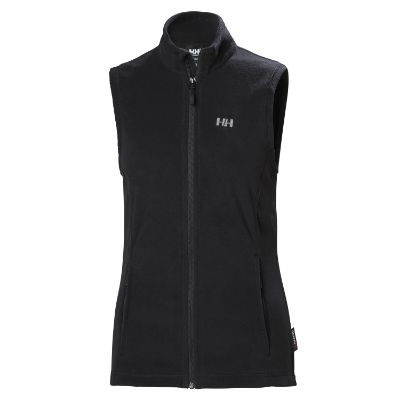 Helly Hansen Women's Daybreaker Fleece Vest i Polartec®. Med flade sømme, håndlommer med åndbart netstof og en anti-gnave hagebeskytter.