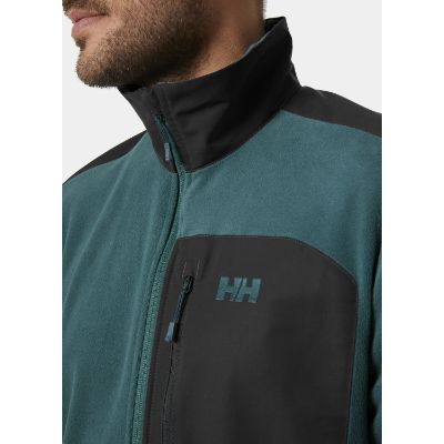 Helly Hansen Men's Daybreaker Block Microfleece Jacket - En alsidig, teknisk mikrofleecejakke, der fungerer som et mellemlag om vinteren og som en selvstændig jakke i overgangsperioderne.