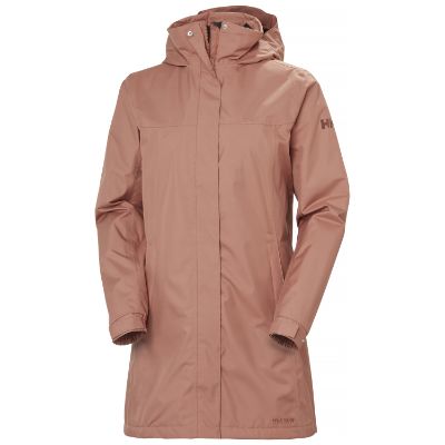 Helly Hansen® Long Aden jakke – stilren skandinavisk design med vandtæt og vindtæt beskyttelse til udendørs brug.