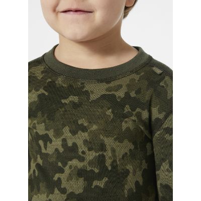 Lifa Merino Graphic Kids i farven Utility Green Camo