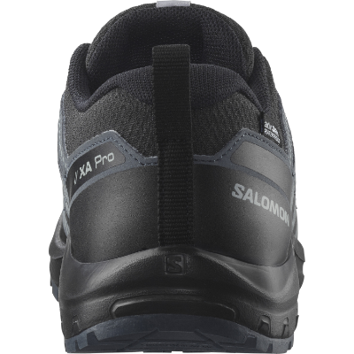 Salomon XA Pro V8 WP J i farven Black / Turbulence / Quarry